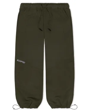 Strike Shot Cord Track Pants - Dark Olive
