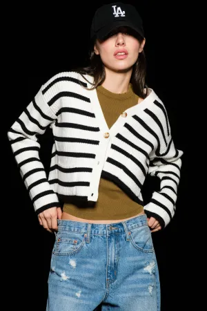 Striped Cardigan
