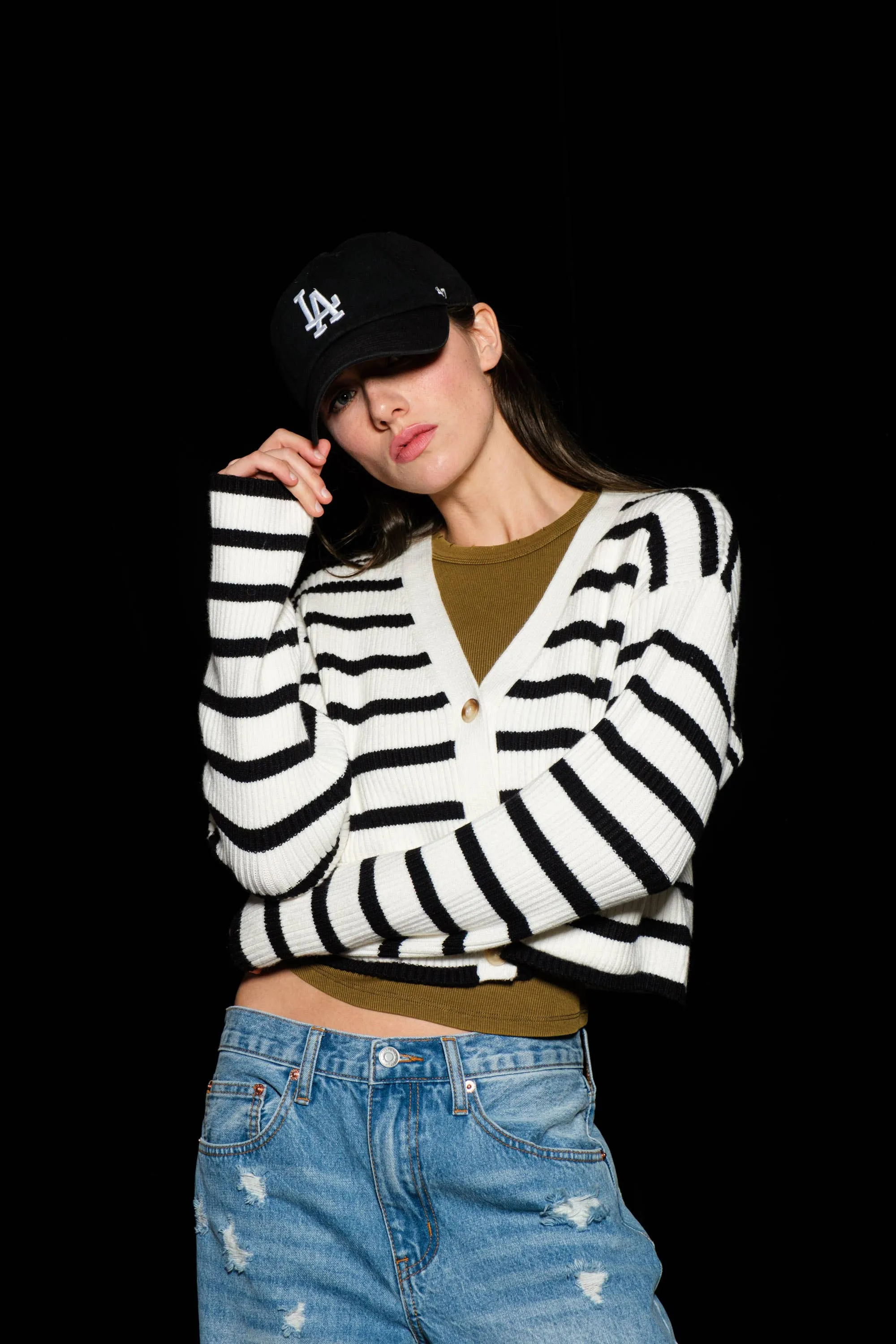 Striped Cardigan