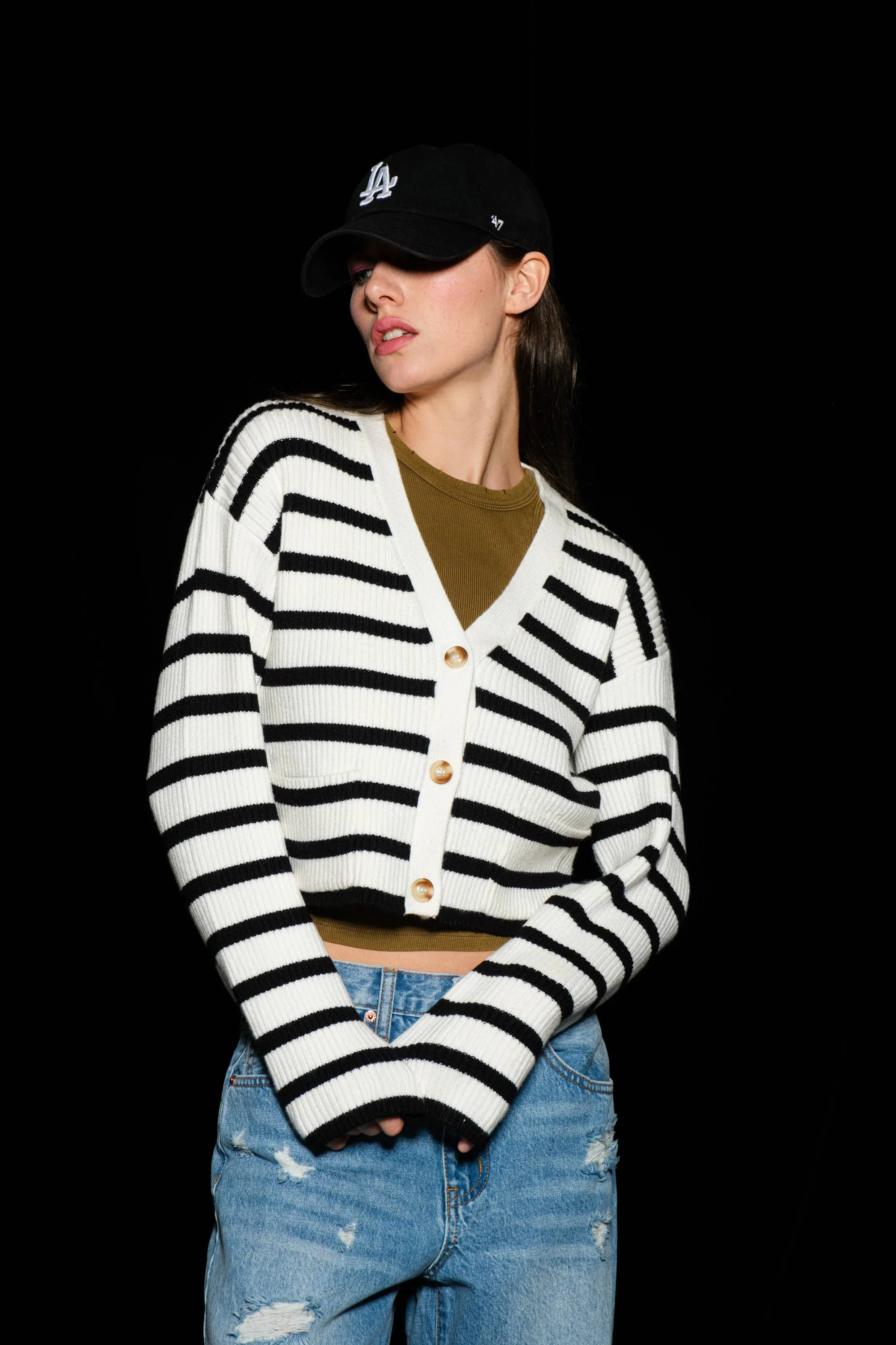 Striped Cardigan