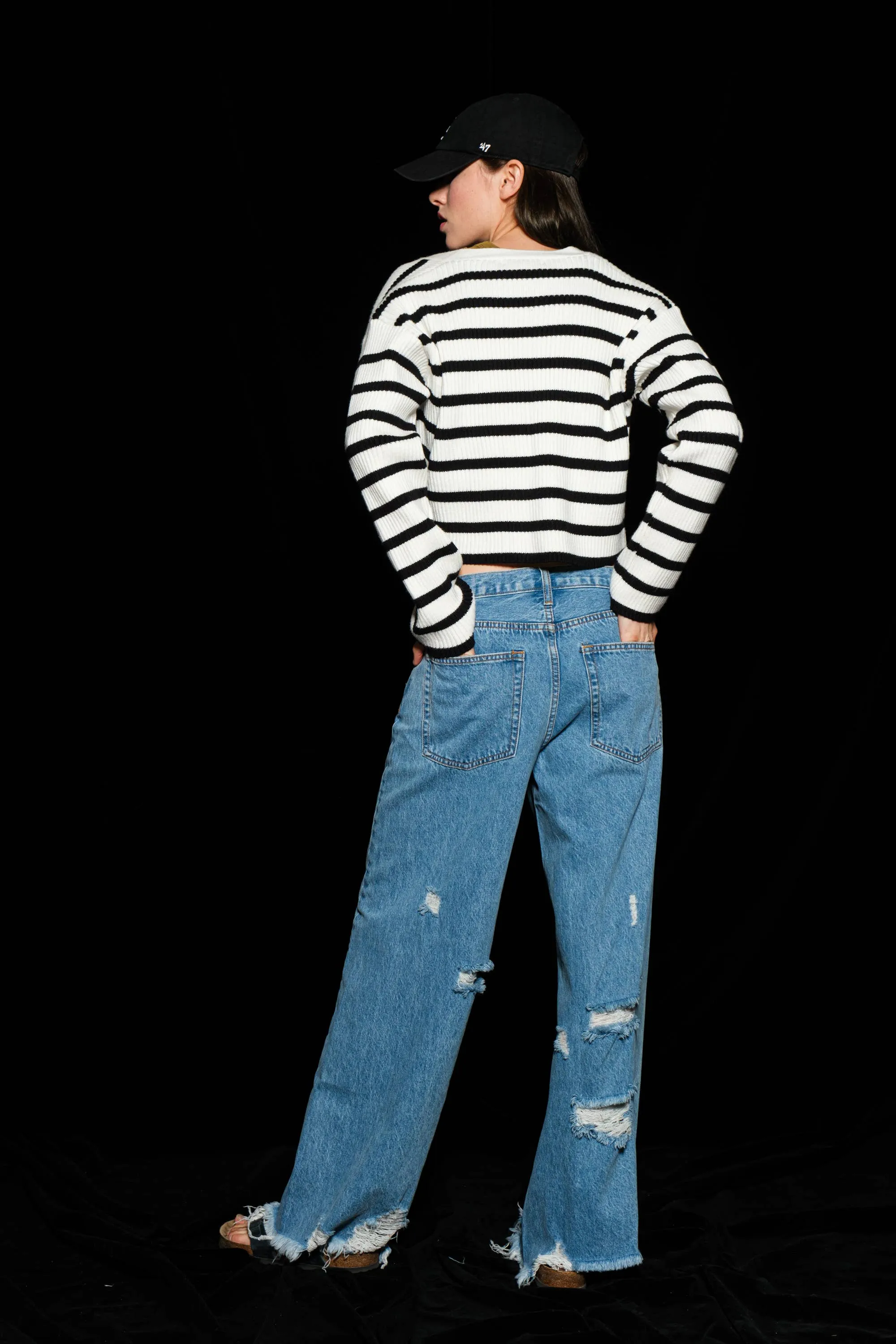 Striped Cardigan
