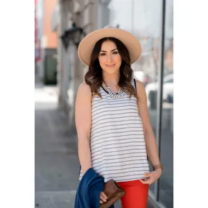 Striped Front Tank