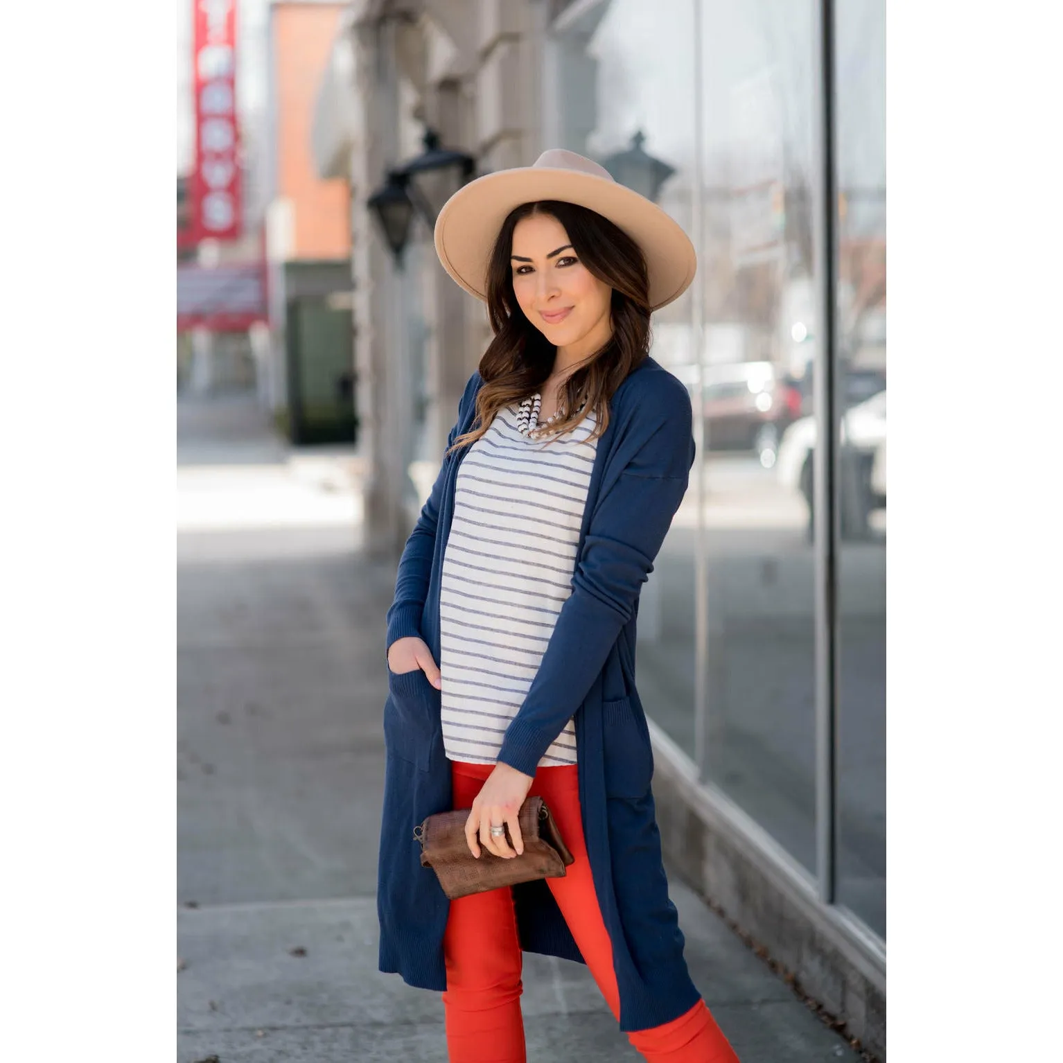 Striped Front Tank