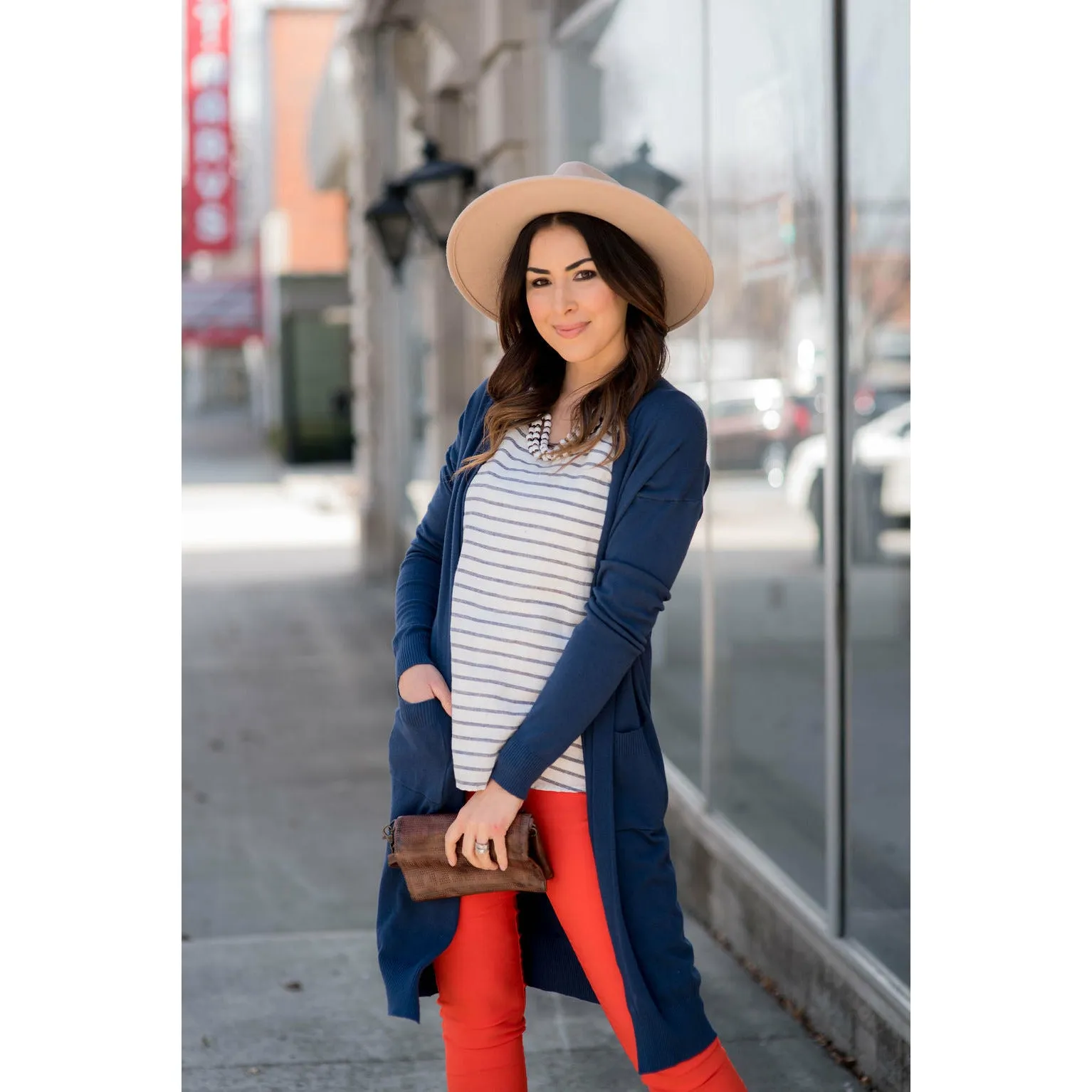 Striped Front Tank