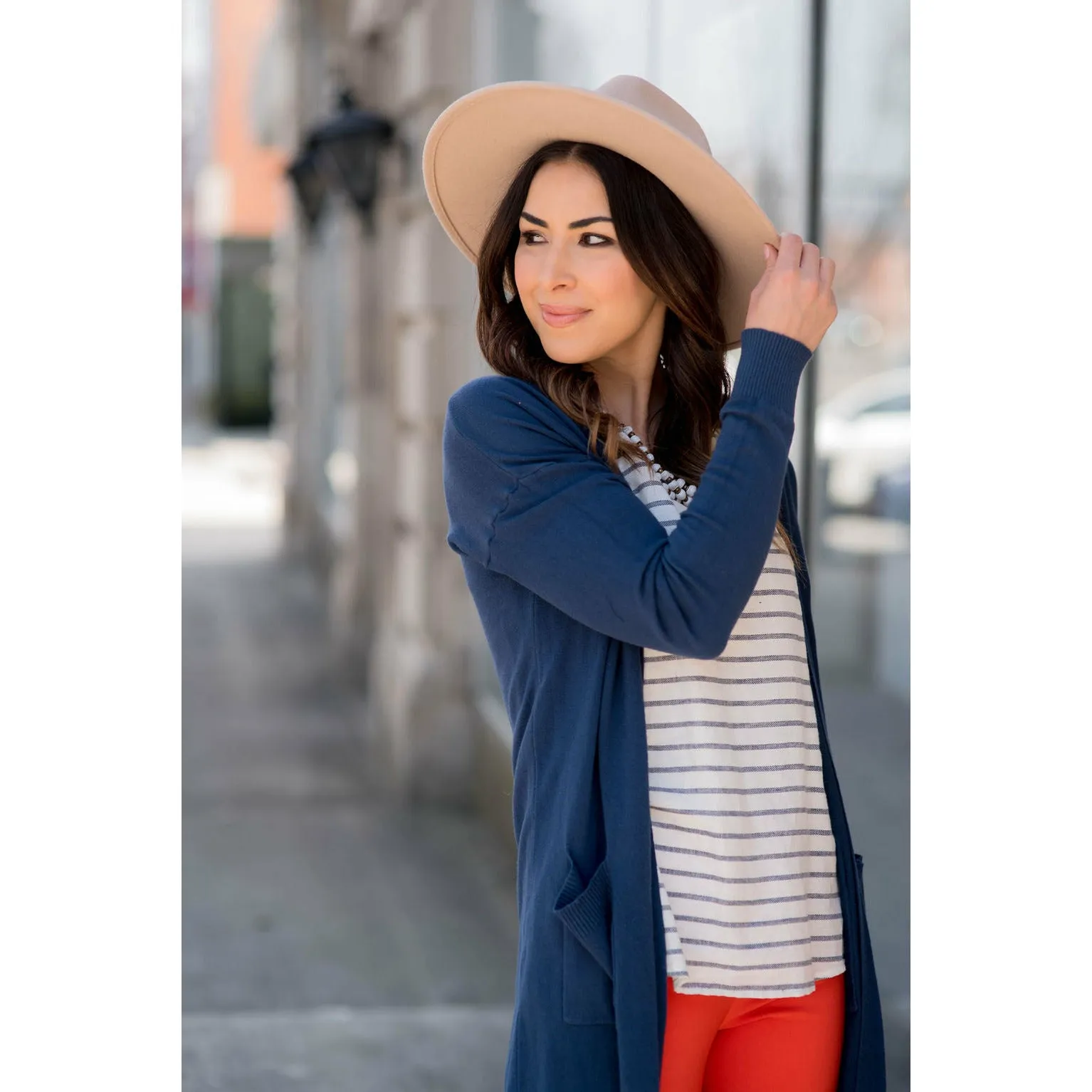 Striped Front Tank