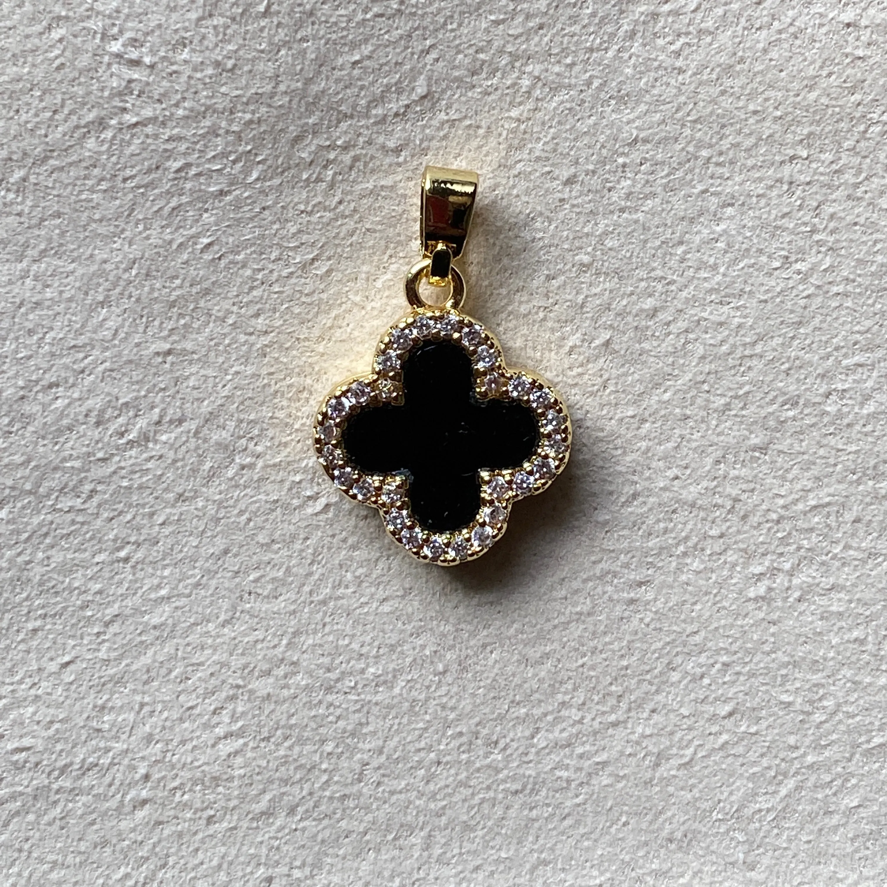 Studded Clover Pendant