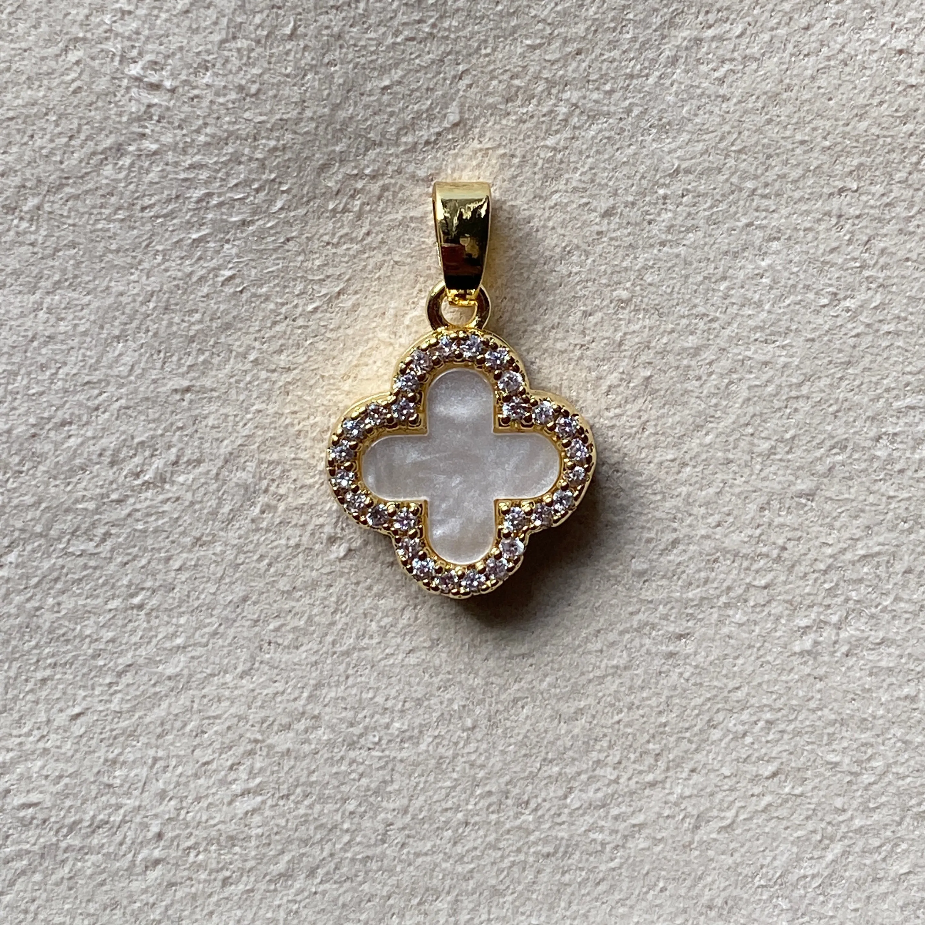Studded Clover Pendant