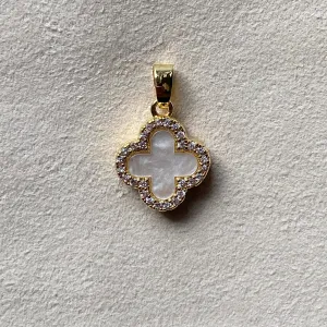 Studded Clover Pendant