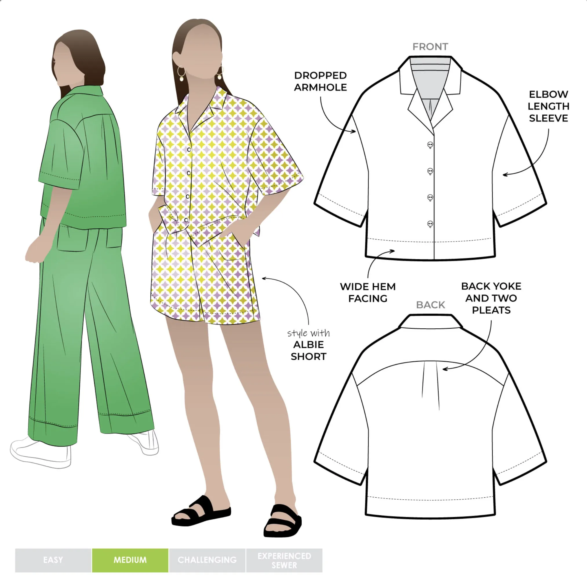 Style Arc - Albie Woven Shirt - Size 4-16