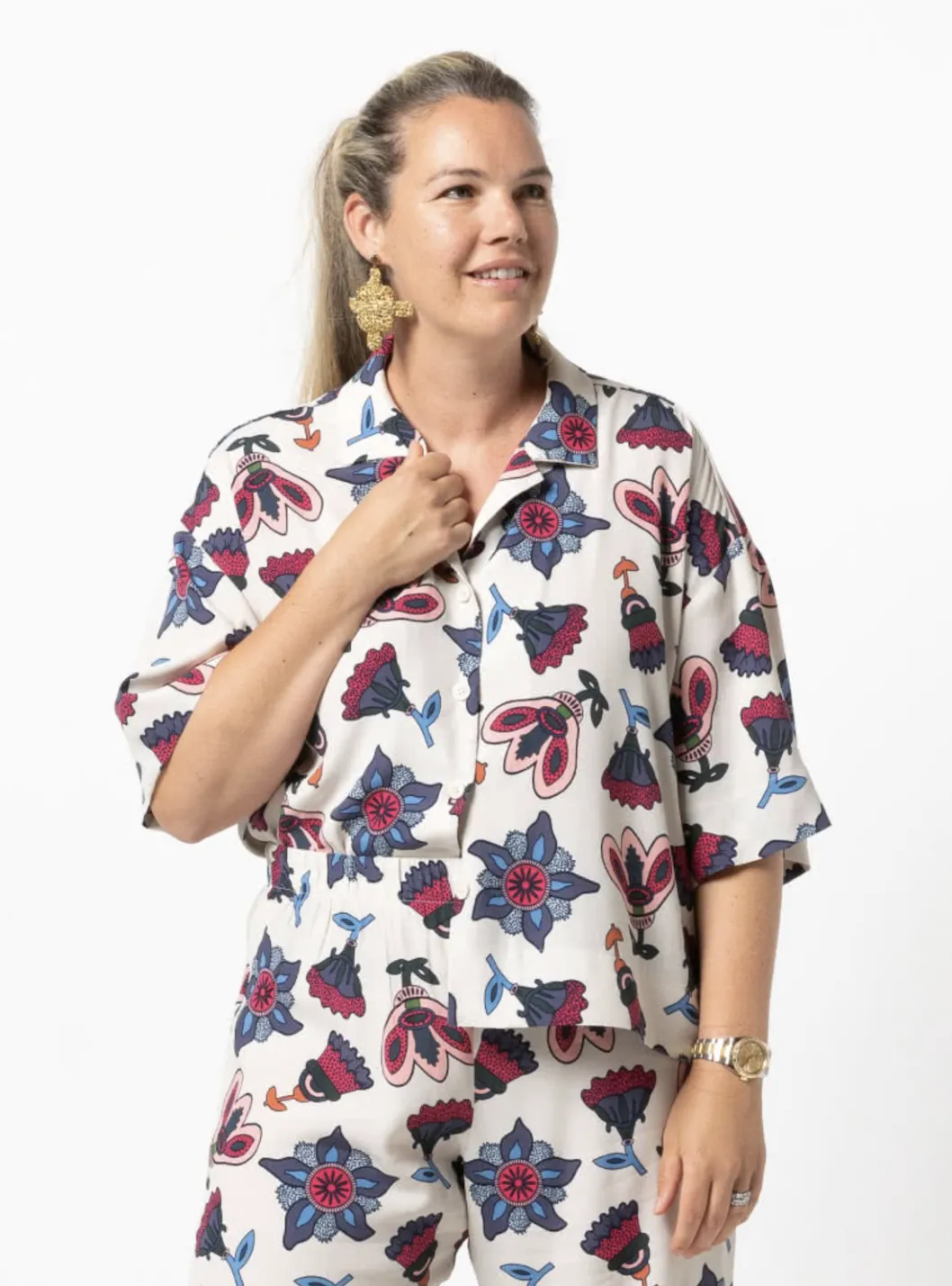 Style Arc - Albie Woven Shirt - Size 4-16