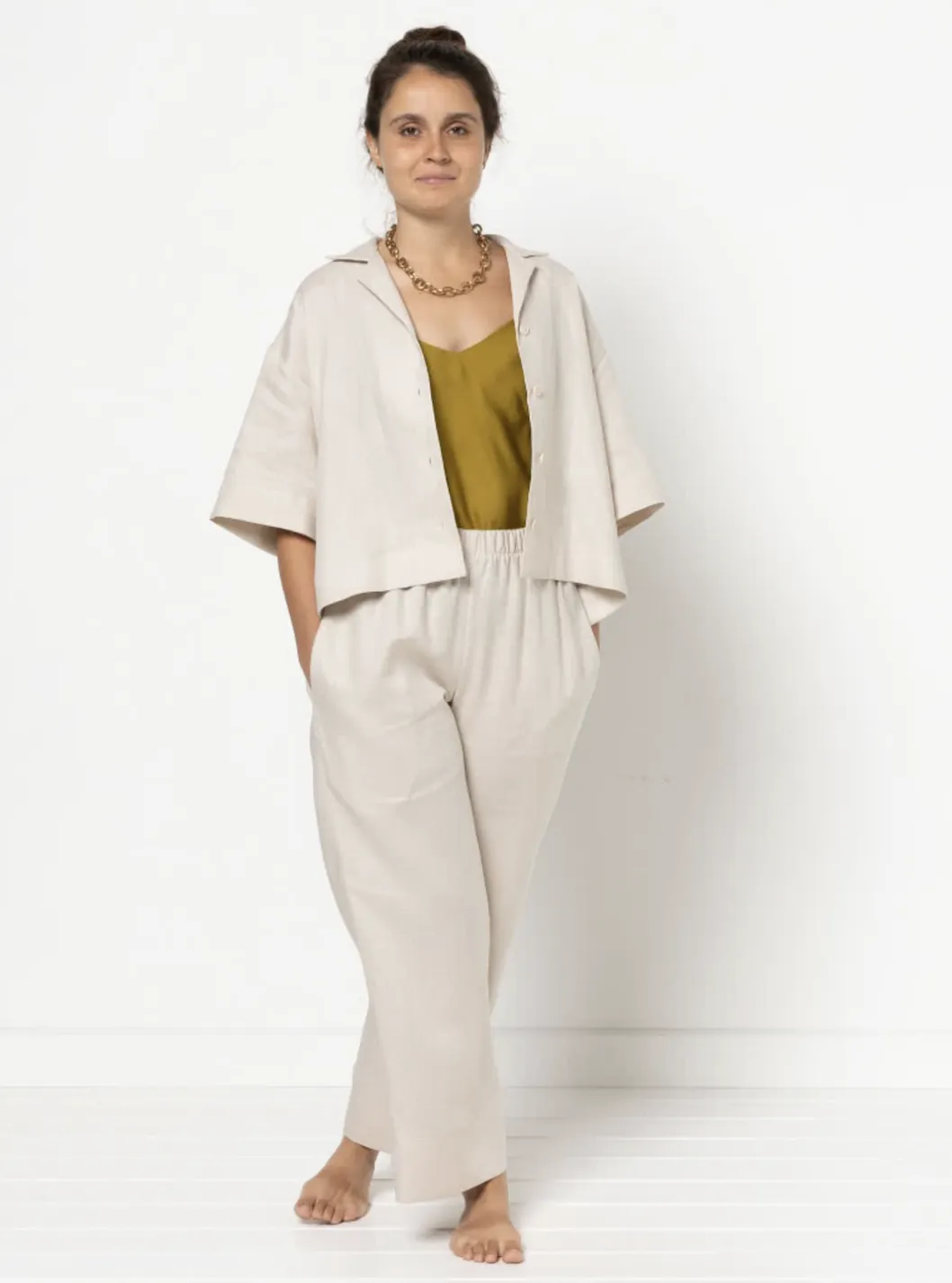 Style Arc - Albie Woven Shirt - Size 4-16