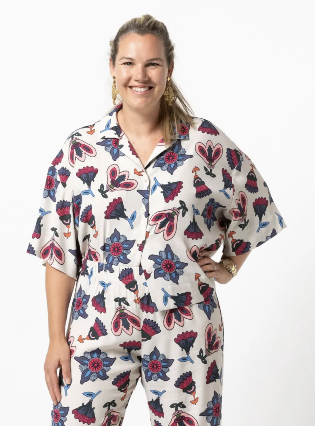 Style Arc - Albie Woven Shirt - Size 4-16