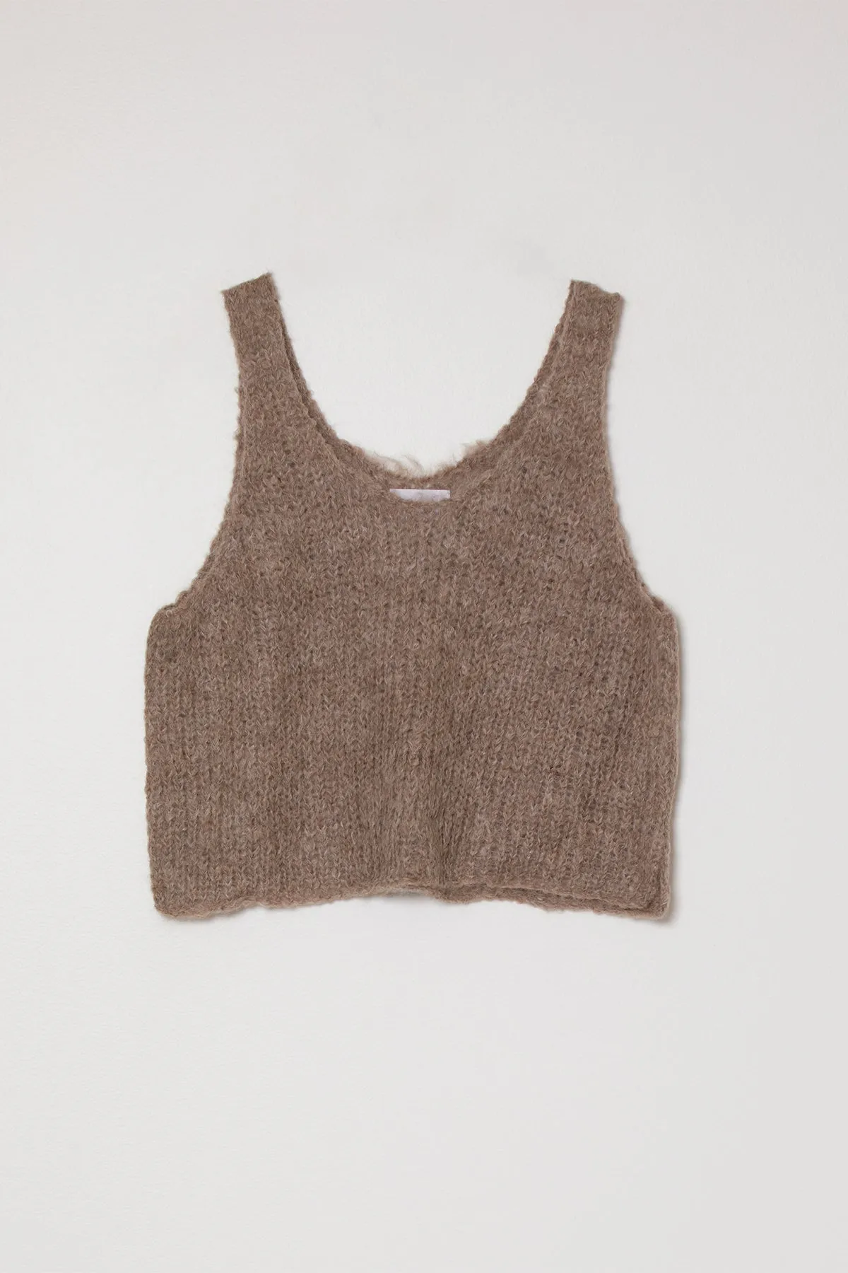 Sweater Tank  in Suri Alpaca Airy Knit