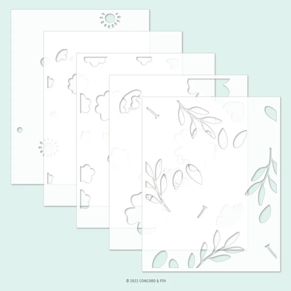 Sweet Bee Stencil Pack 4.75 x 6