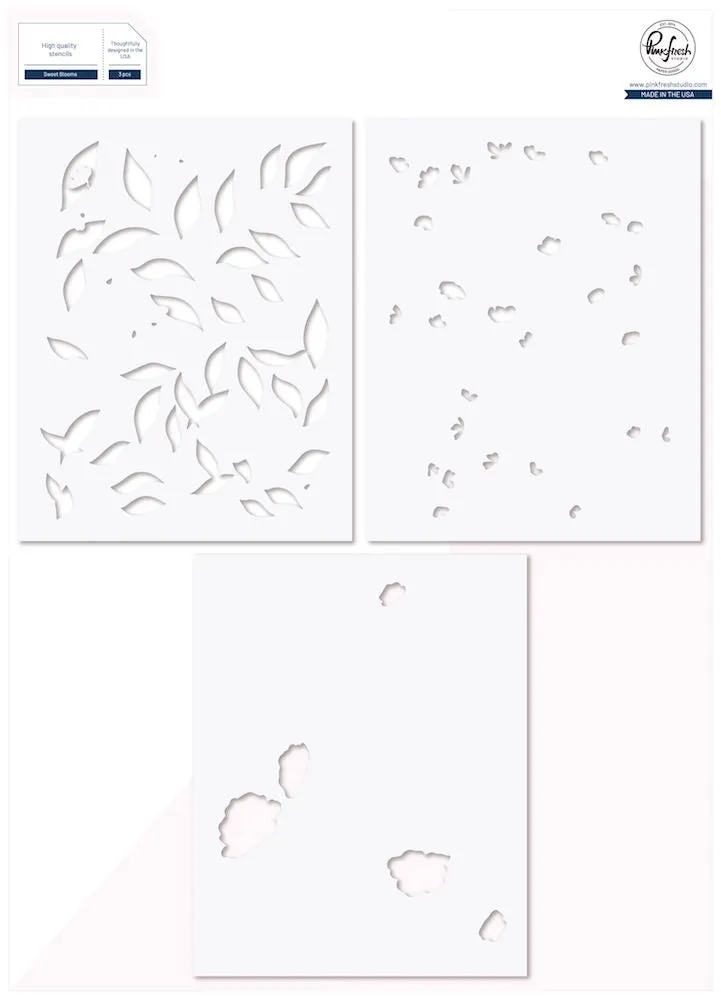 Sweet Blooms Coordinating Stencil