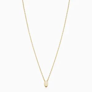 Sweet Oval Pendant Necklace