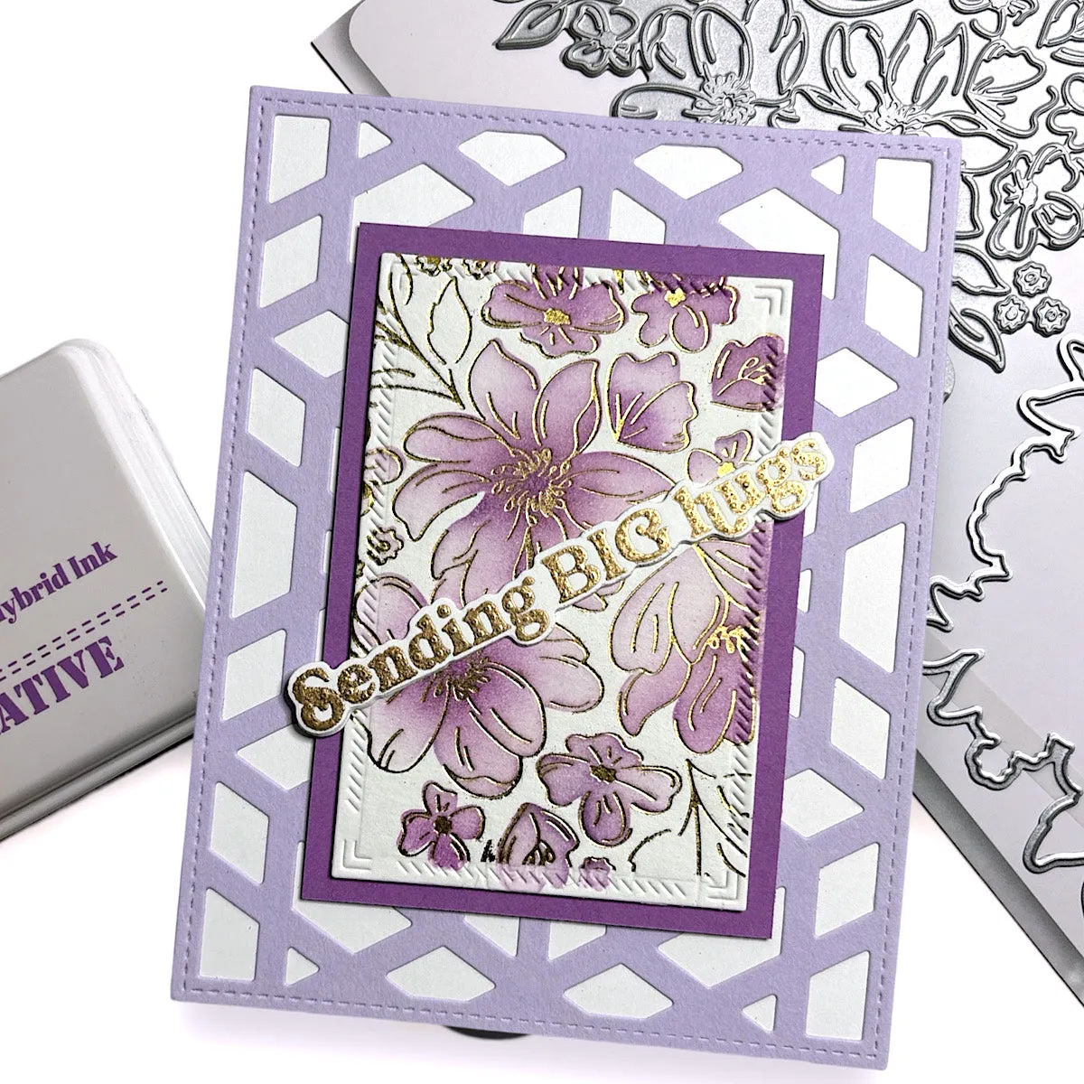 Sweetheart Floral Layering Stencils - 2 Pack
