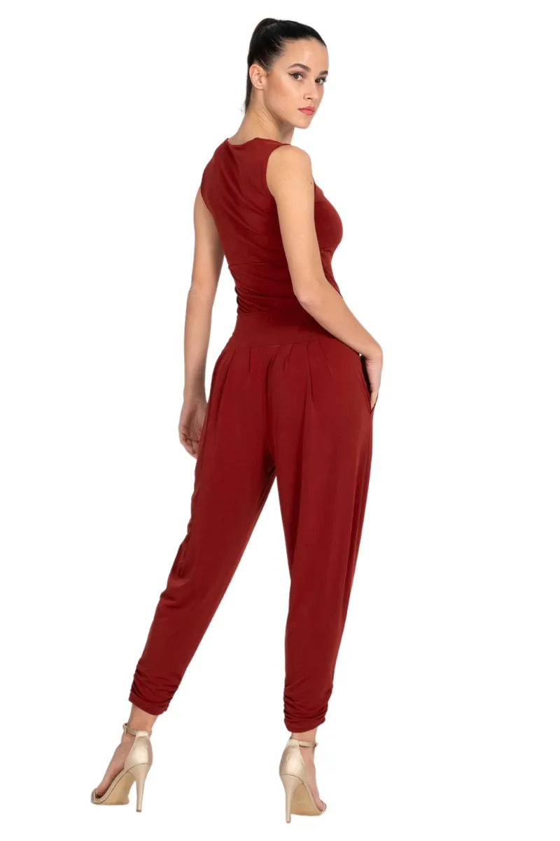 Sweetheart Neckline Top With Thick Straps