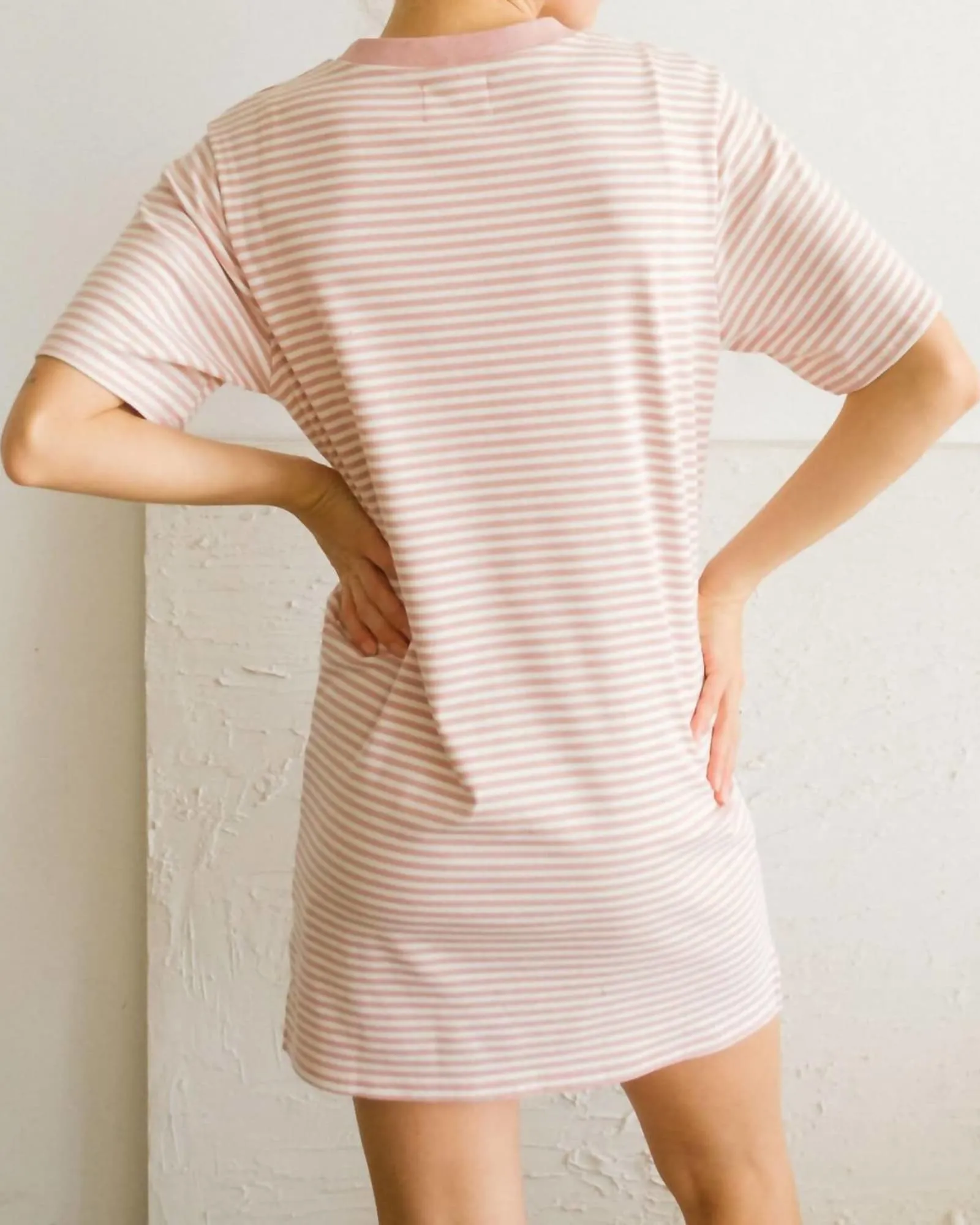 T-Shirt Dress in Pink Multi | Pink Multi