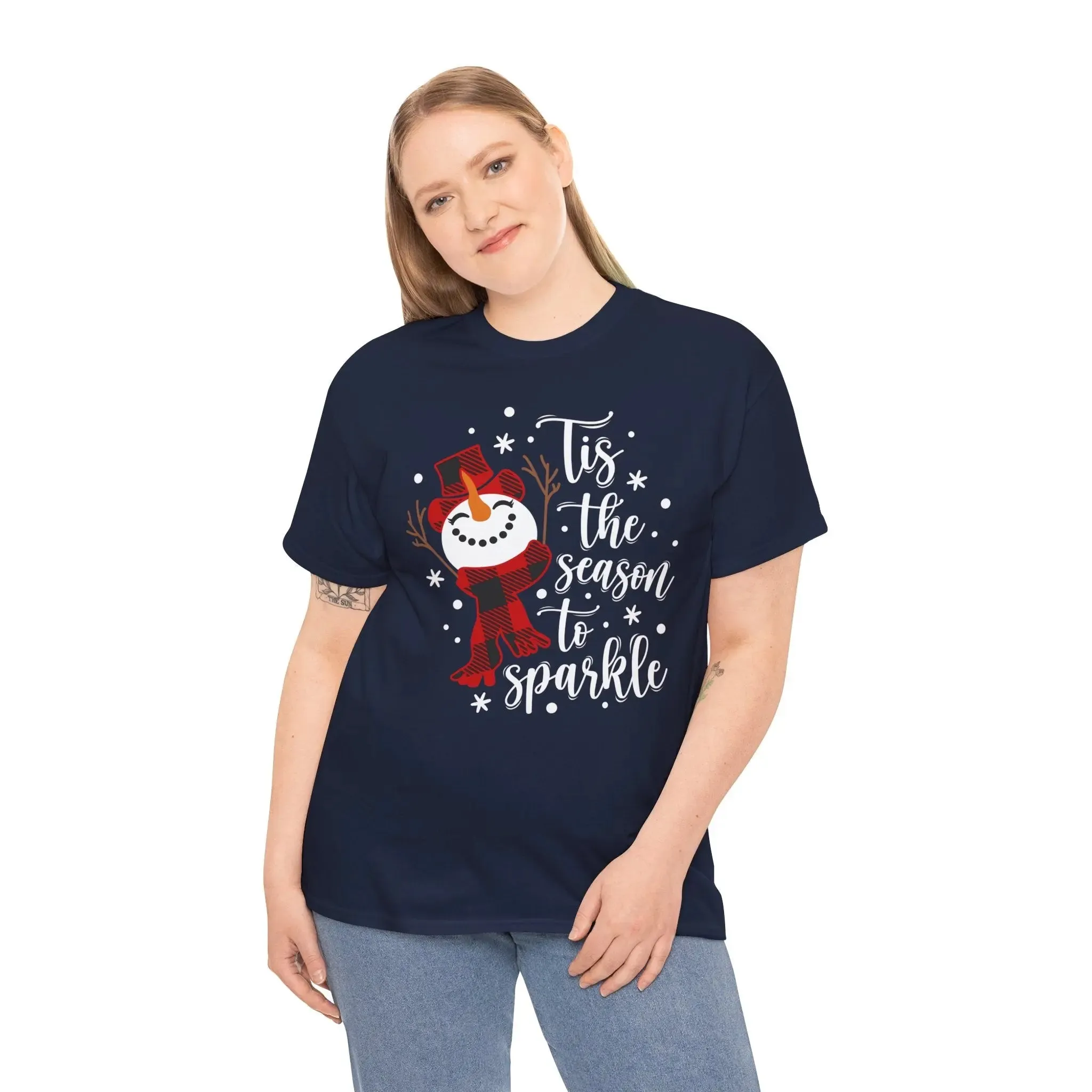 T-Tis The Season Snowman Tee