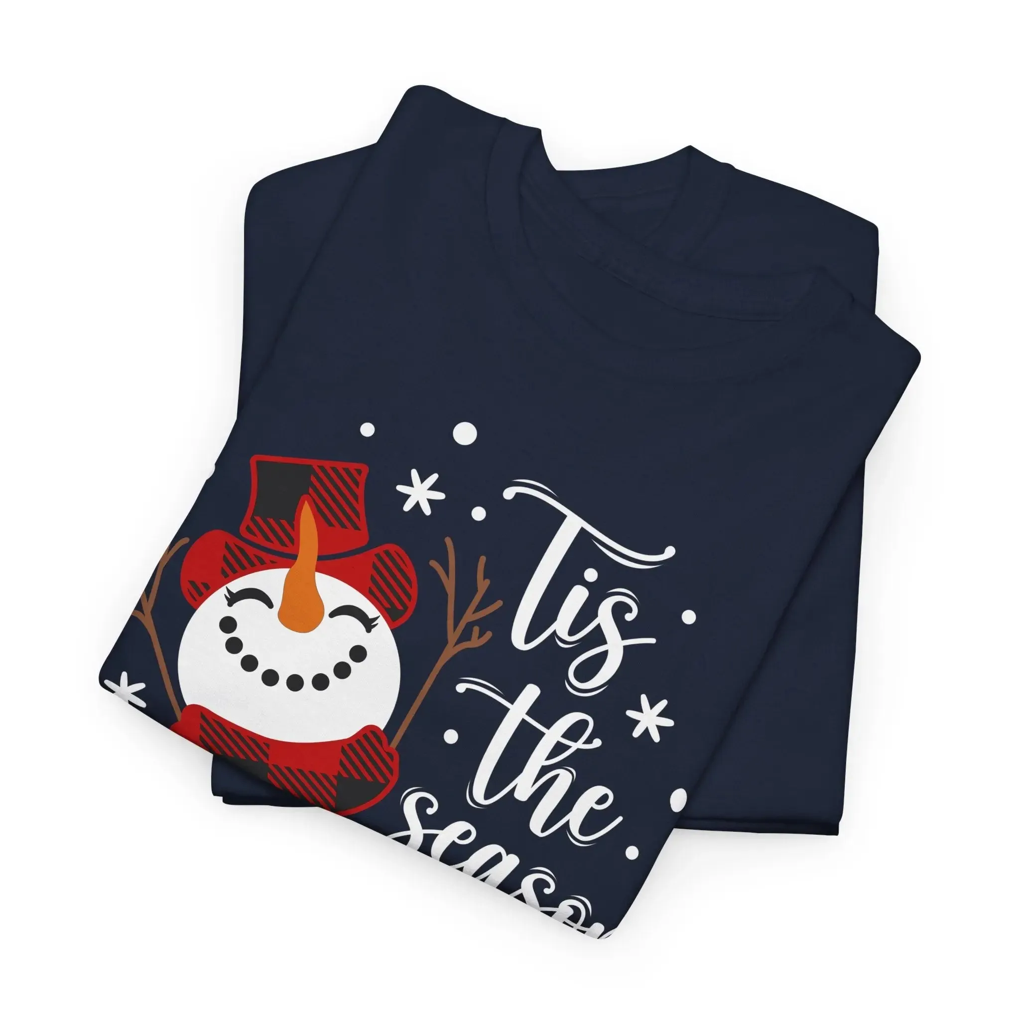T-Tis The Season Snowman Tee