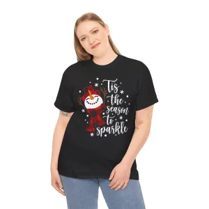T-Tis The Season Snowman Tee