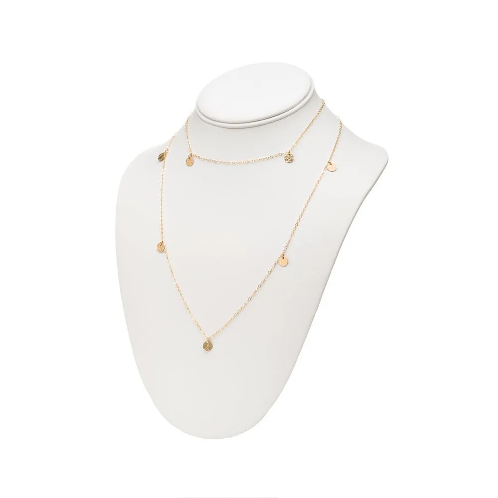 Talia 10 Disc Necklace (2 Colors)