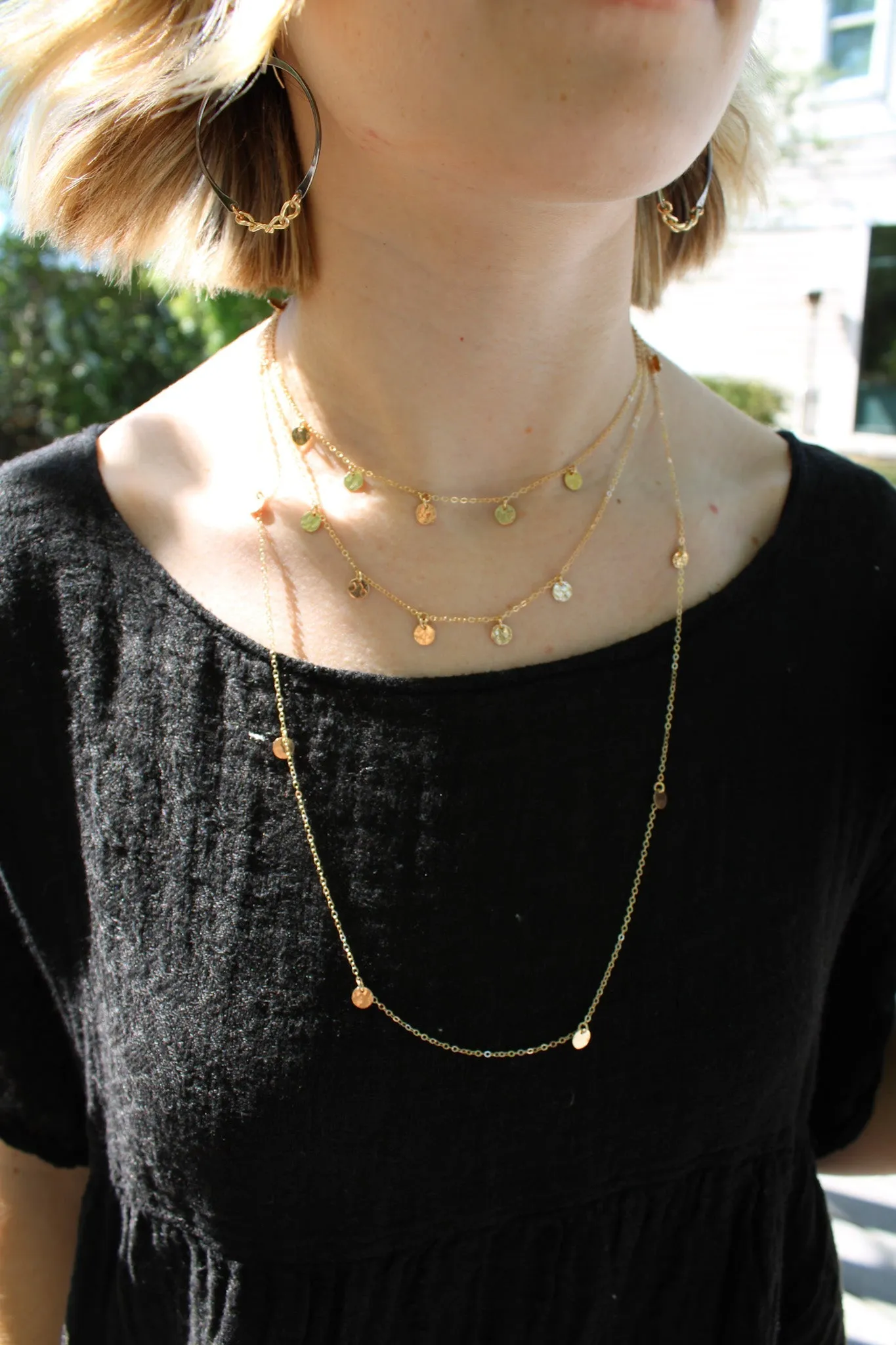 Talia 10 Disc Necklace (2 Colors)