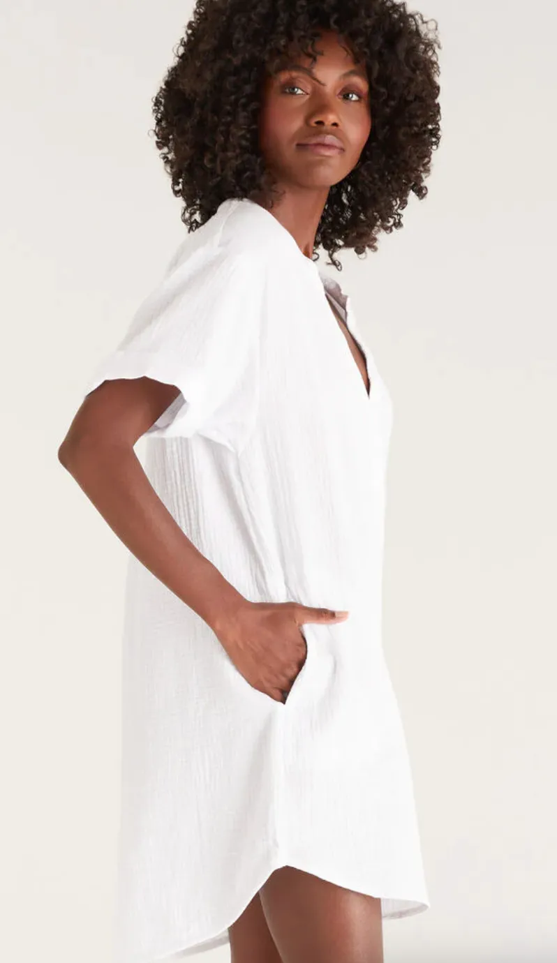 Talia Gauze Mini Dress