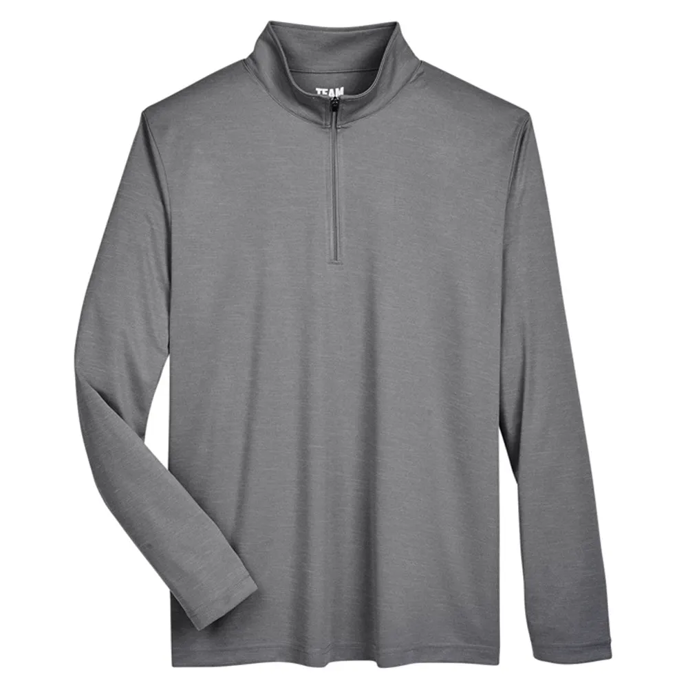 Team 365 Men's Zone Sonic Heather Performance Quarter-Zip