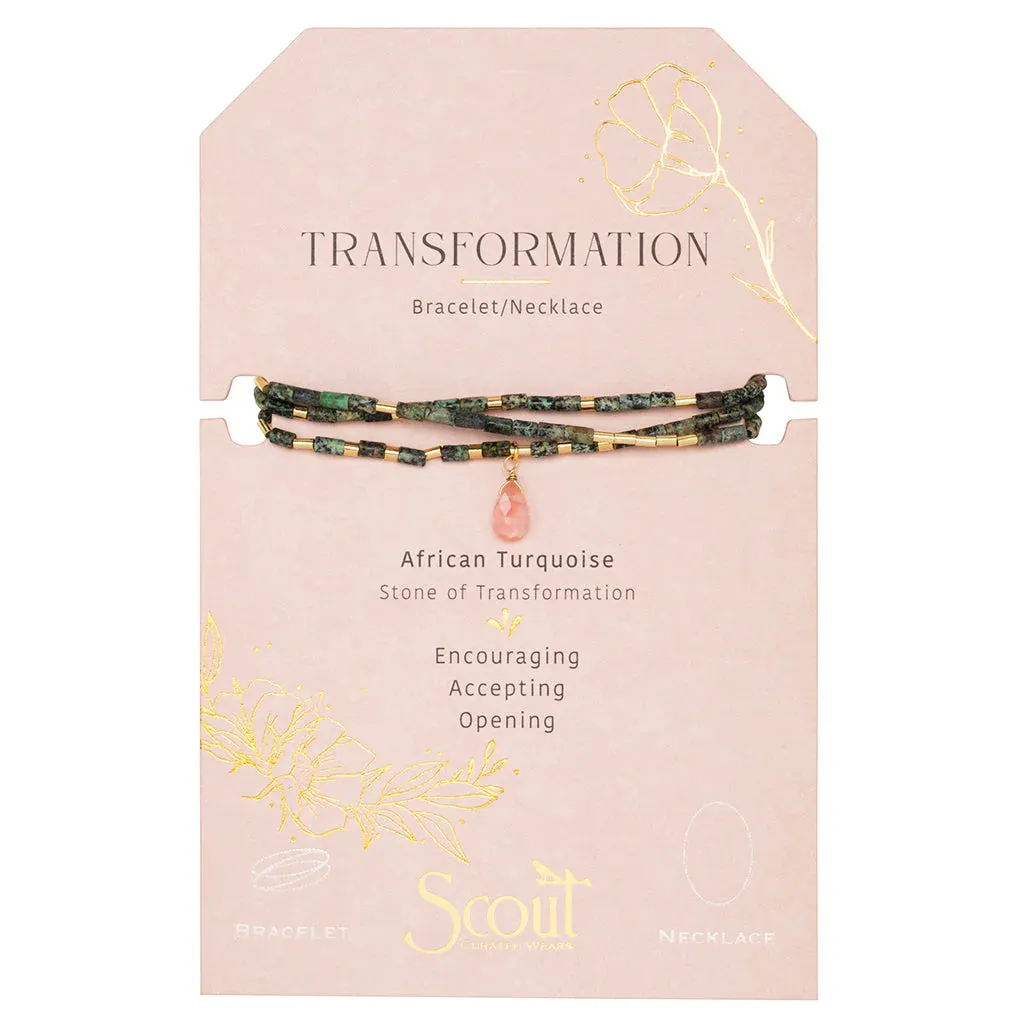 Teardrop Stone Wrap - Stone of Transformation