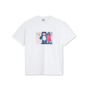 Tee Pink Dress White