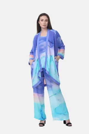 TEMPER BLUE - KIMONO SHORT SHRUG