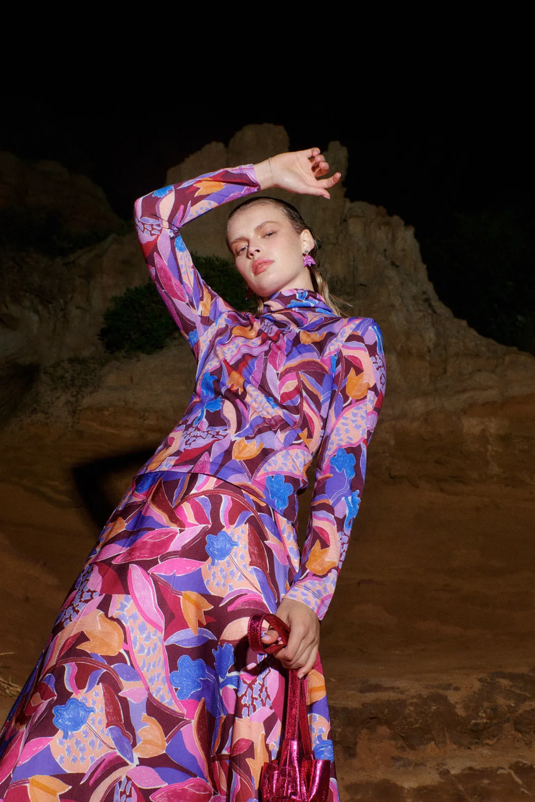 Tender Tulips Polo Top