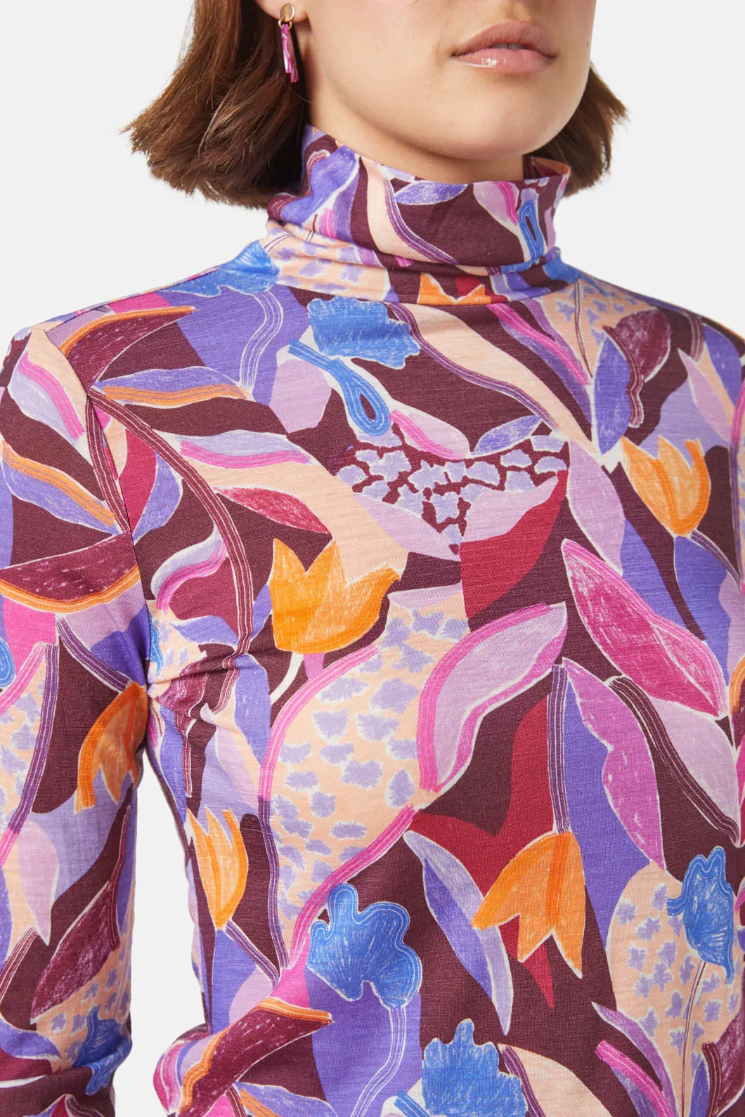 Tender Tulips Polo Top