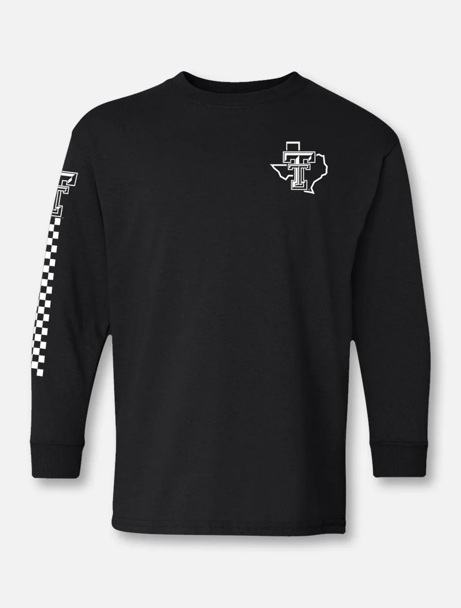 Texas Tech Red Raiders "Finish Line" YOUTH Long Sleeve T-Shirt