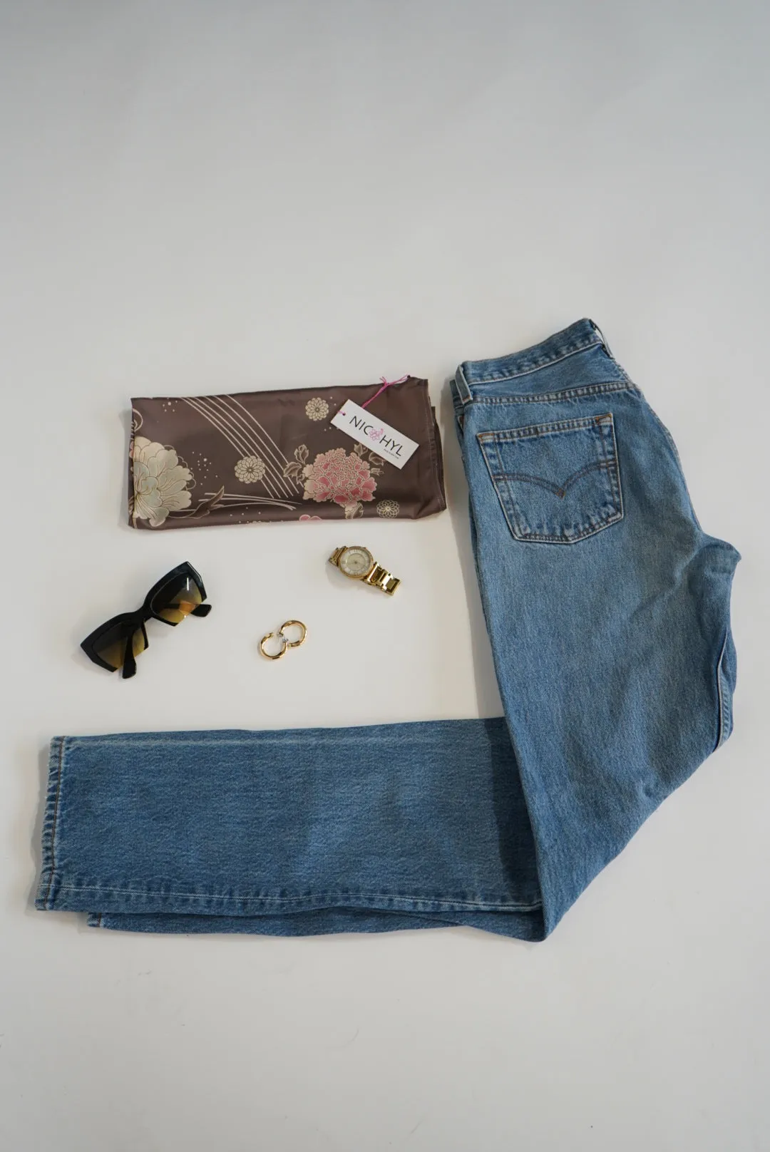 The Head Wrap Vintage Fabric Scarf