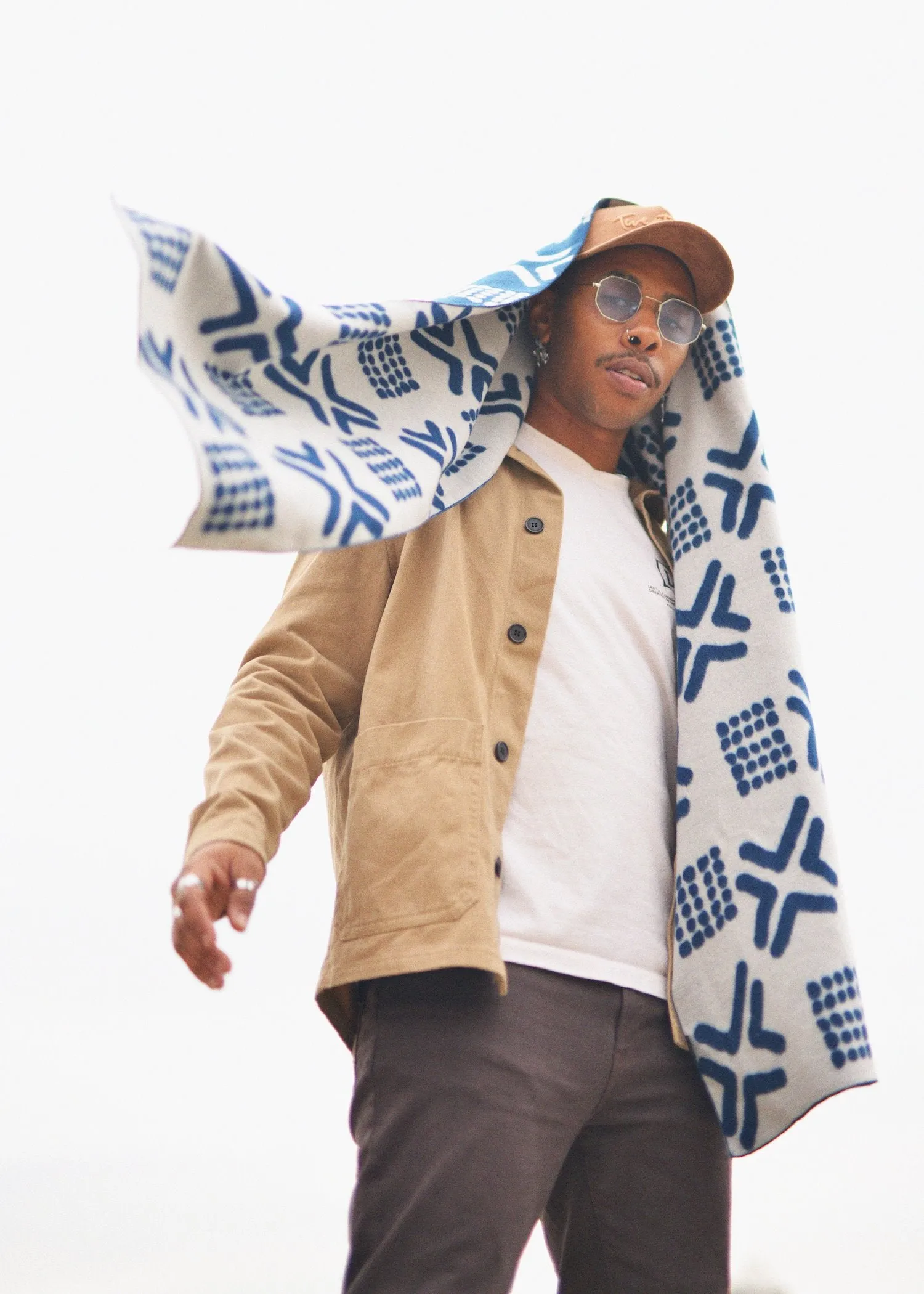 The Mud Navy Scarf
