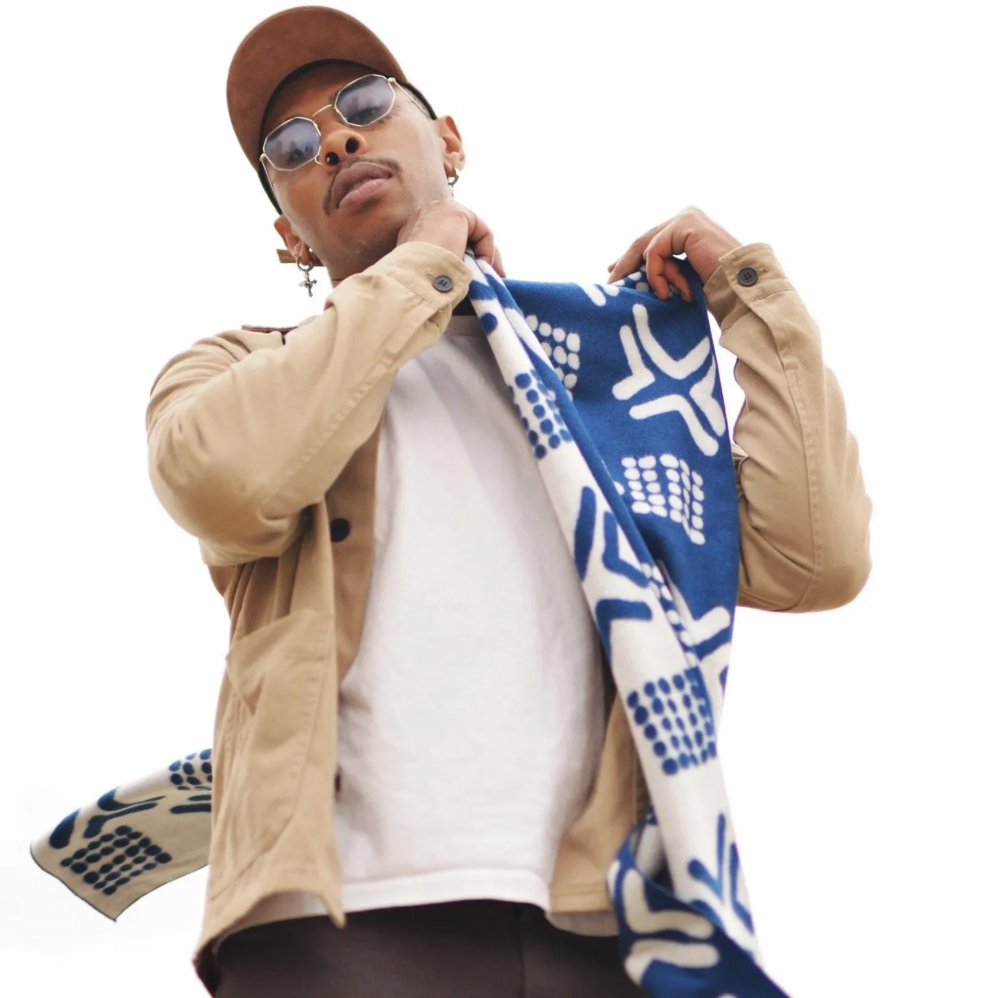 The Mud Navy Scarf