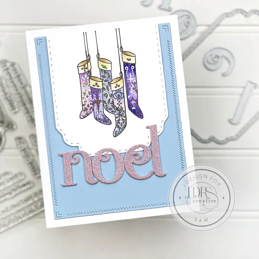 The Stockings Were Hung Stamps and Layering Stencil Bundle