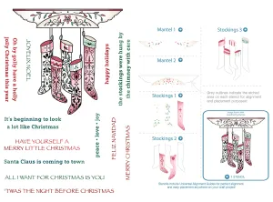 The Stockings Were Hung Stamps and Layering Stencil Bundle