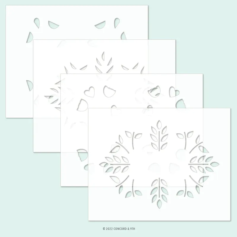 Threads of Kindness Stencil Pack