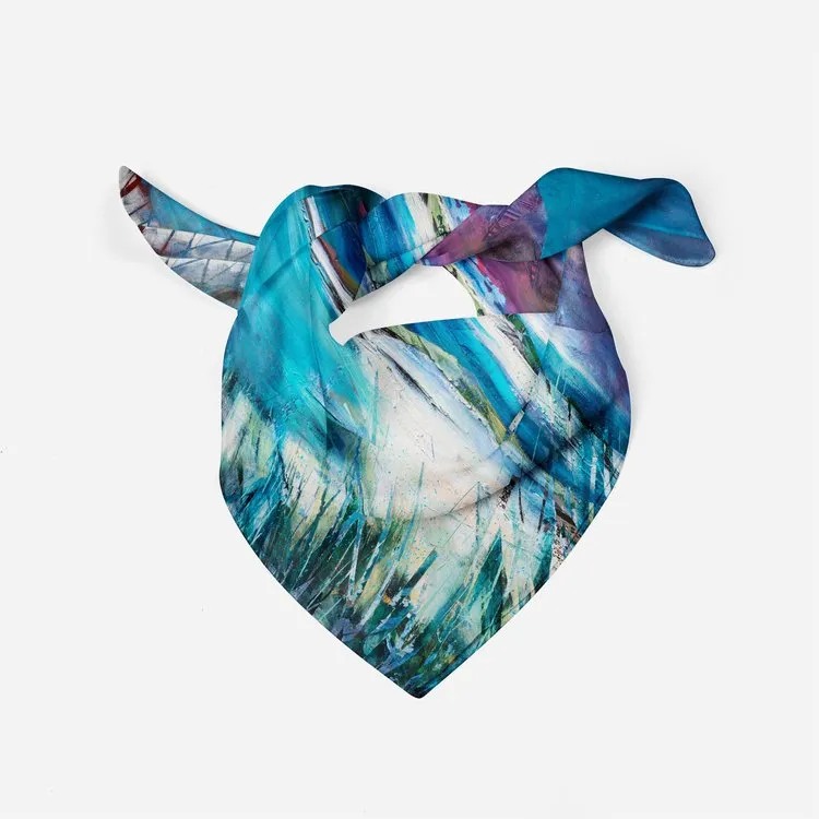 Three Beaches Isle of Harris Silk Scarf