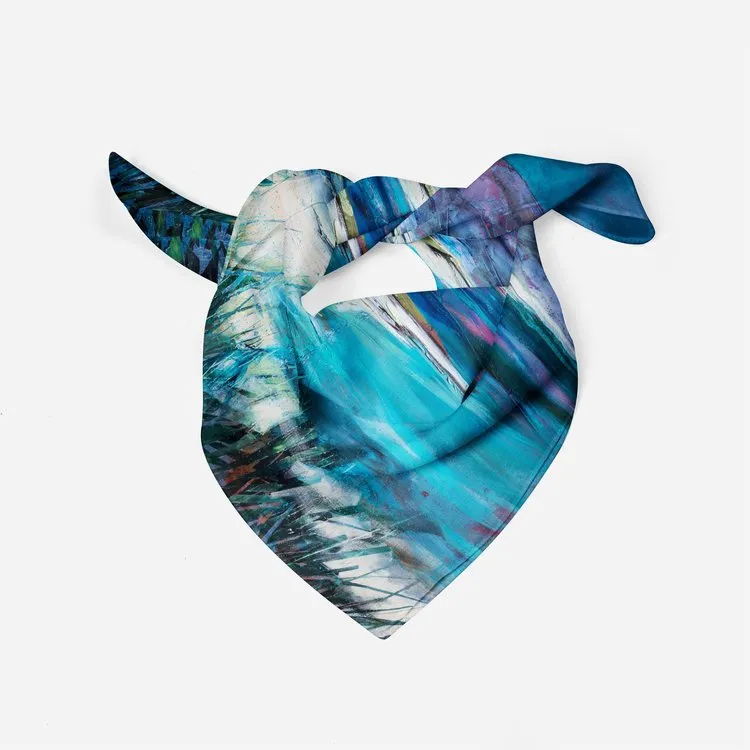 Three Beaches Isle of Harris Silk Scarf