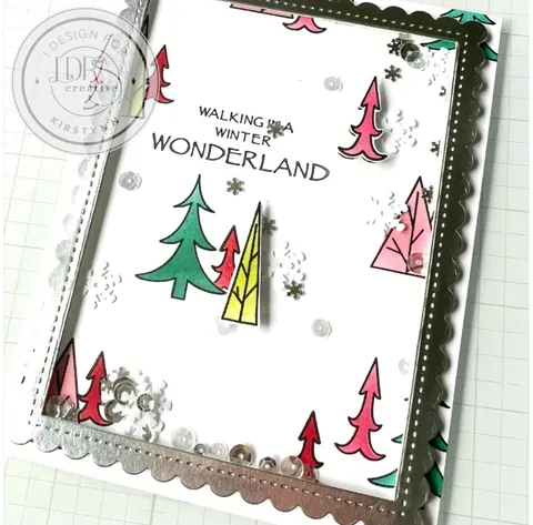 Through the Trees Stamps and Slimline Layering Stencils Bundle