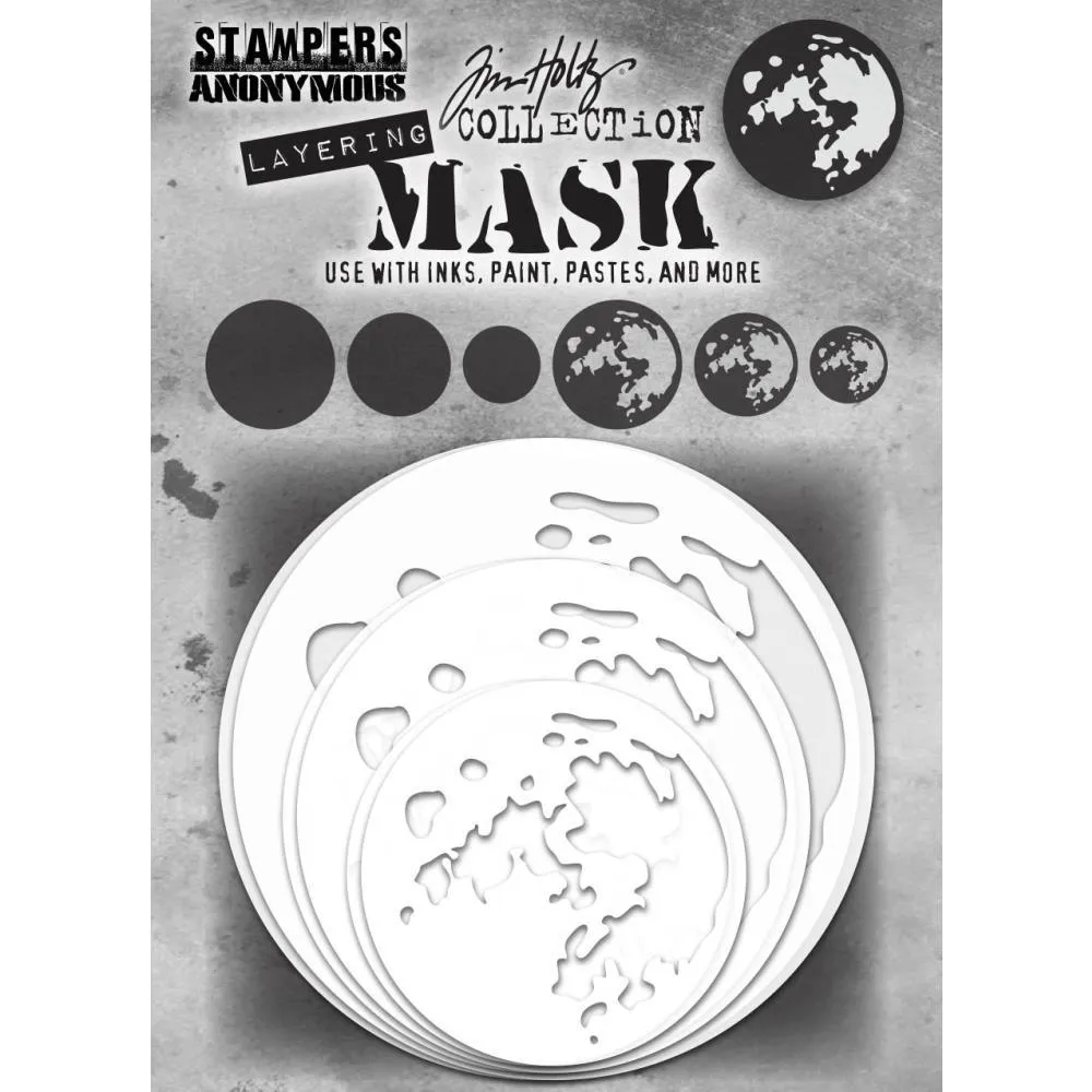 Tim Holtz Layering collection Moon Mask