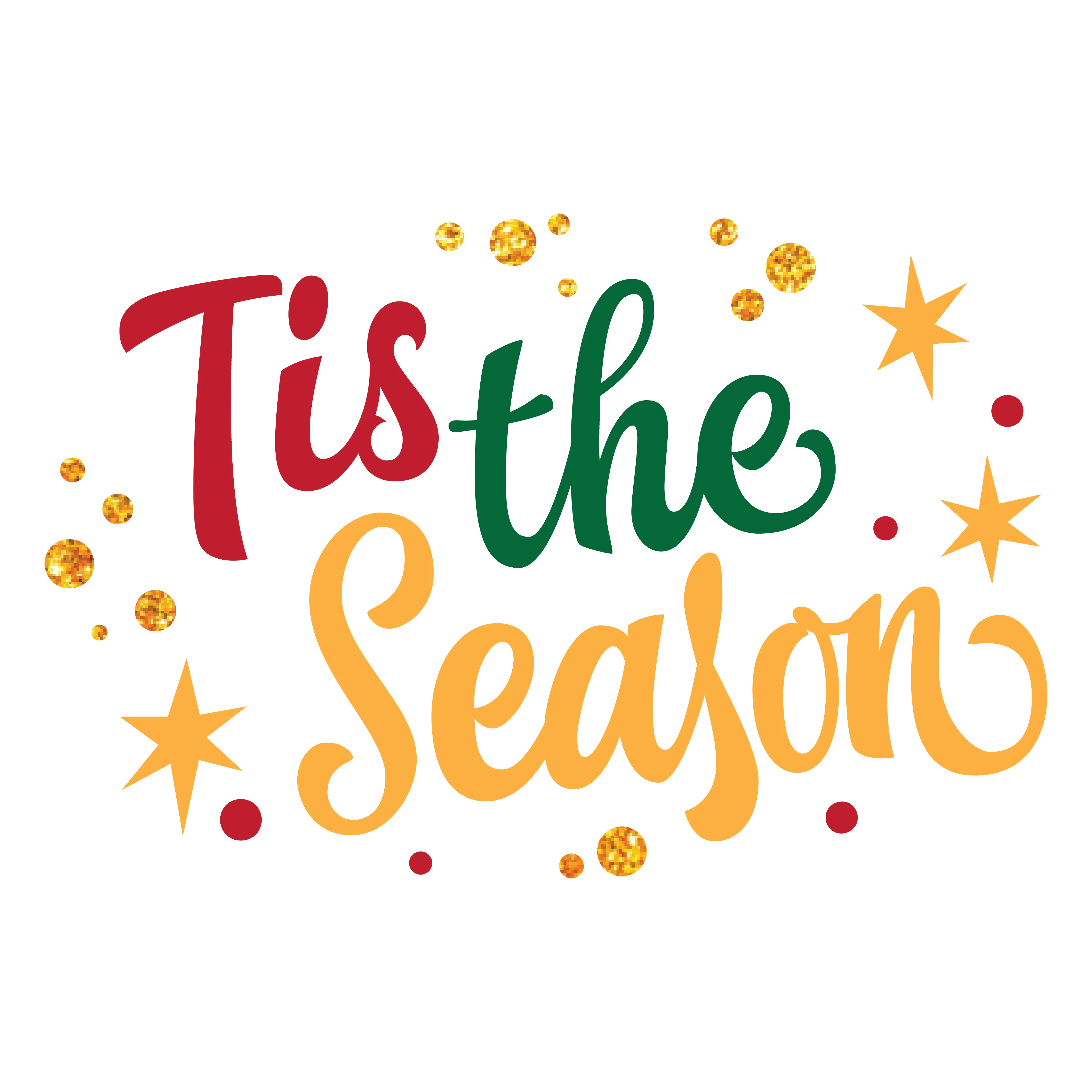 Tis' The Season Stencil | 4.25"x5.5" Layering