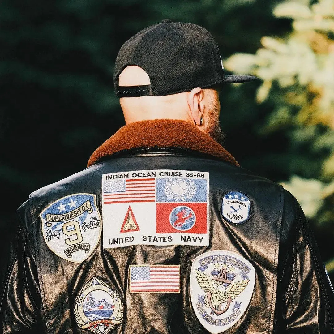 Tom Cruise Top  Gun Maverick Leather Jacket