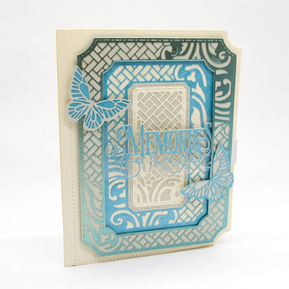 Tonic Studios - My Memory Book - Screened Flourish Layering Die Set - 3018E