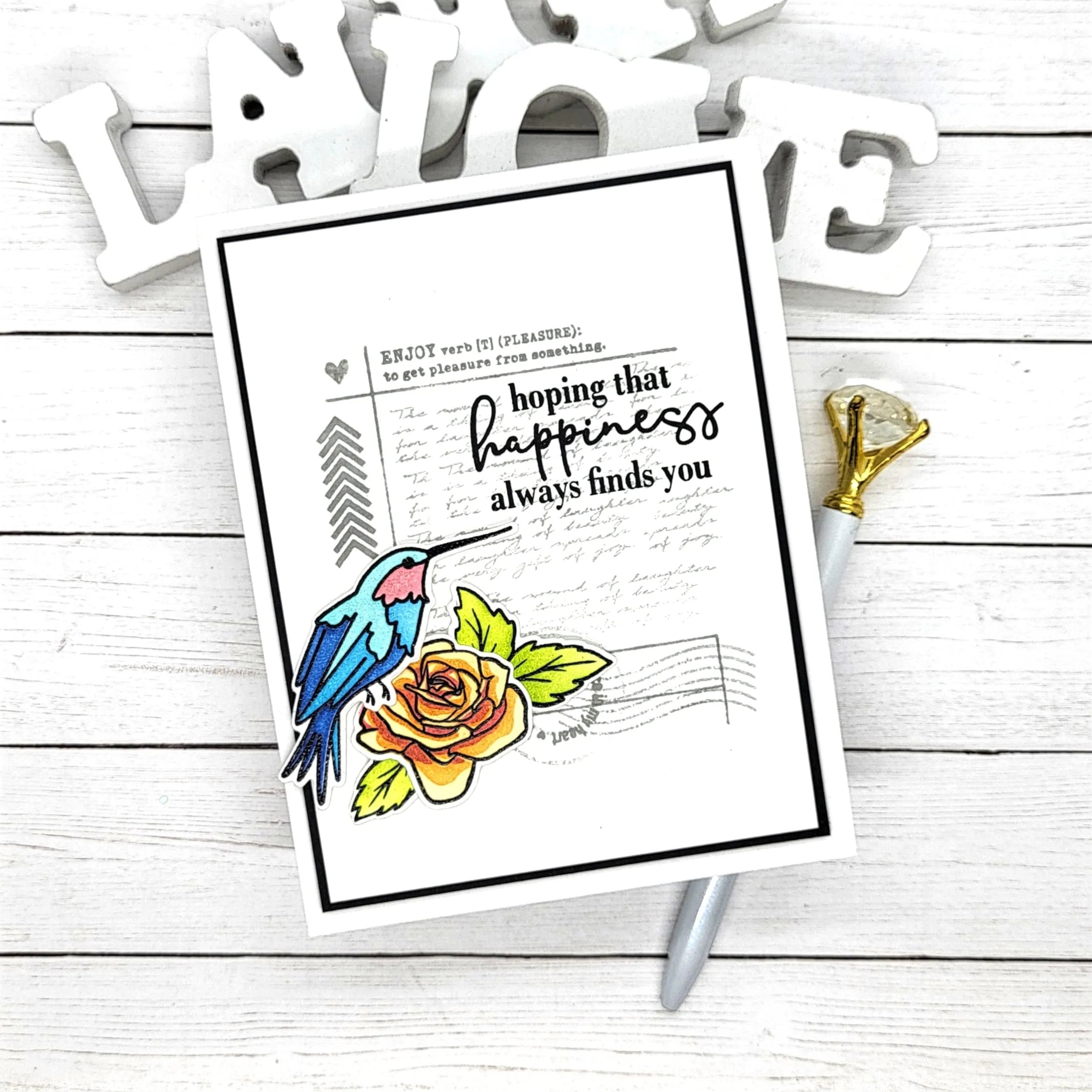 Trailing Hummingbird Stamps, Dies, and Layering Stencils Bundle
